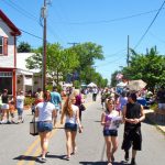 Everyone enjoys being outside on a gorgeous day in historic downtown Stevensville for the parade and festival.
