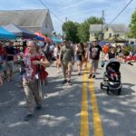 Visitors walking through Historic Stevensville on Kent Island Day